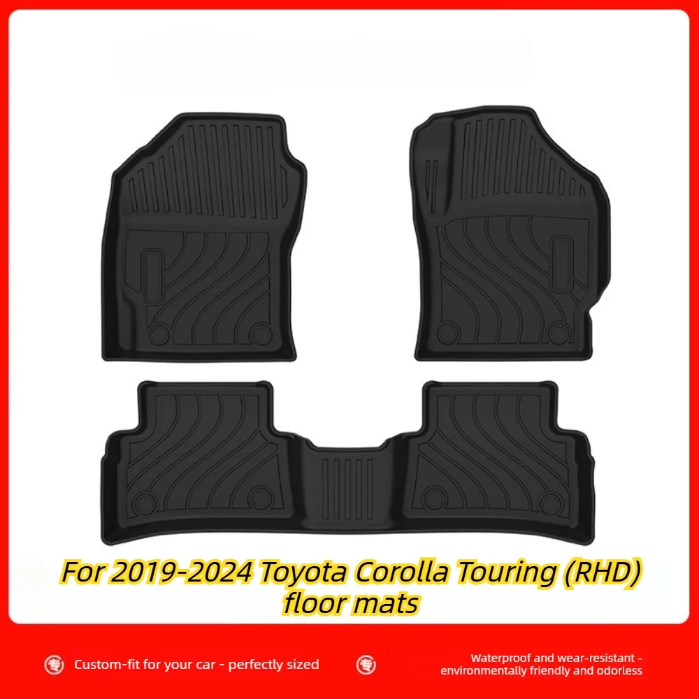 For 2019-2024 Toyota Corolla Touring (RHD) car floor mats - waterproof, wear-resistant, TPE environmentally friendly rubber.
For 2019-2024 Toyota Corolla Touring (RHD) car floor mats - waterproof, wear-resistant, TPE environmentally friendly rubber.