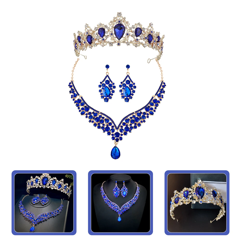 1 set Crown Headband Necklace Earrings Set Rhinestone Jewelry Birthday Wedding Party Photo Shoots Decor Lightweight Comfortable
1 set Crown Headband Necklace Earrings Set Rhinestone Jewelry Birthday Wedding Party Photo Shoots Decor Lightweight Comfortable