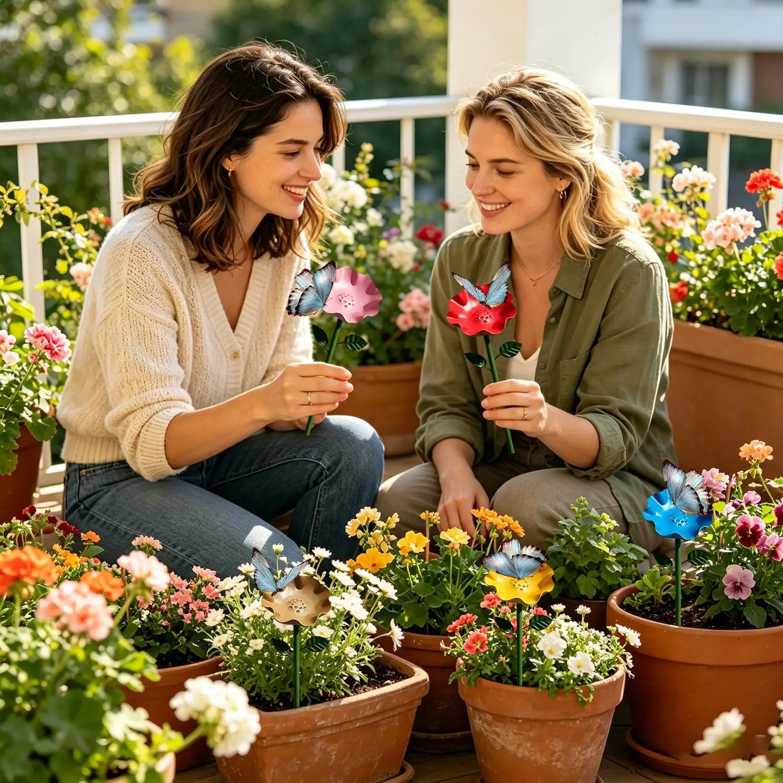 Bee Watering Cups 5 Pieces Colorful Flower Shaped Decorative Bee Watering Stations Butterfly Cups For Outdoor Porch Balcony Deck
Bee Watering Cups 5 Pieces Colorful Flower Shaped Decorative Bee Watering Stations Butterfly Cups For Outdoor Porch Balcony Deck