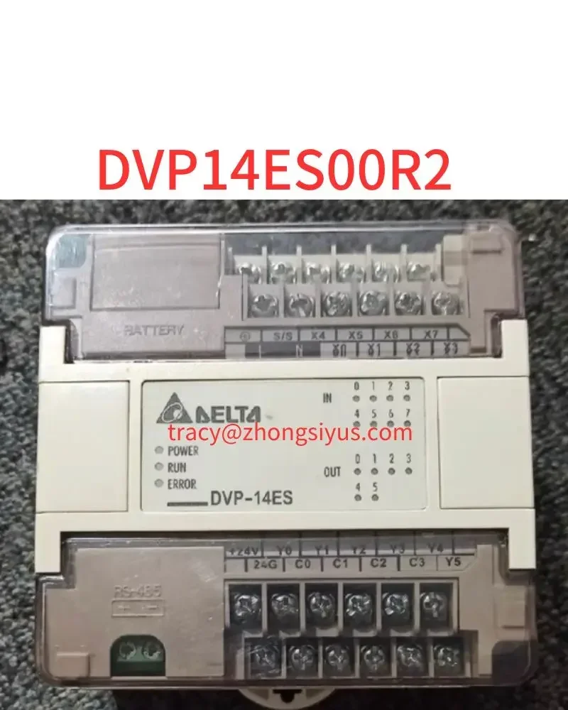 Second-hand PLC programmable controller, DVP14ES00R2
Second-hand PLC programmable controller, DVP14ES00R2