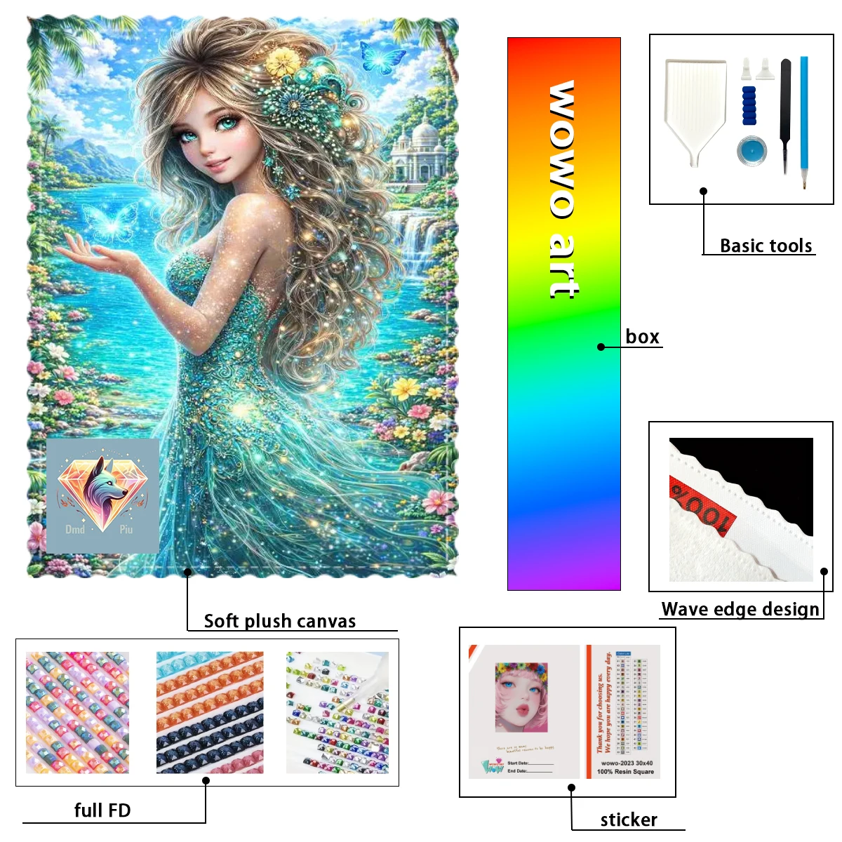 【Piu Diamond Art】La chica y el mar 100% resin FD+ab+cr Diamond Stamping Kit Perfect Masterpiece worth Buying
【Piu Diamond Art】La chica y el mar 100% resin FD+ab+cr Diamond Stamping Kit Perfect Masterpiece worth Buying