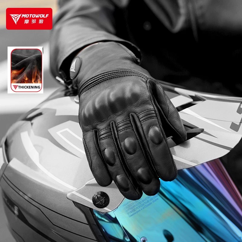 Motowolf мотоциклетные зимние ветрозащитные перчатки теплые комфортные для верховой езды для мужчин и женщин сенсорный экран натуральная кожа термомотооборудование
Motowolf мотоциклетные зимние ветрозащитные перчатки теплые комфортные для верховой езды для мужчин и женщин сенсорный экран натуральная кожа термомотооборудование