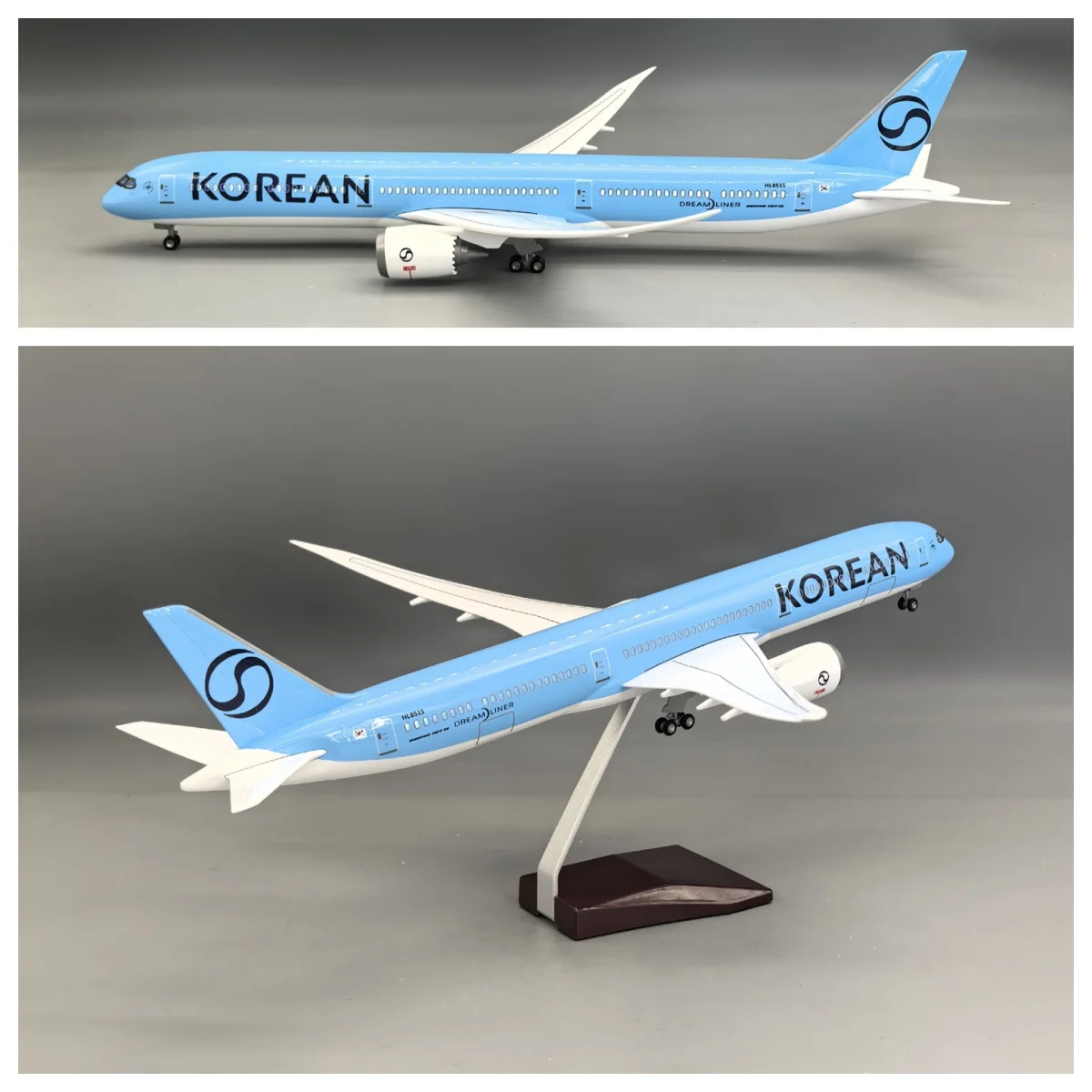 43CM 787 korean air Model Airplane 1/145 Scale B787-10 Airways Resin Collection Aircraft w Landing Gear Wheels Light
43CM 787 korean air Model Airplane 1/145 Scale B787-10 Airways Resin Collection Aircraft w Landing Gear Wheels Light