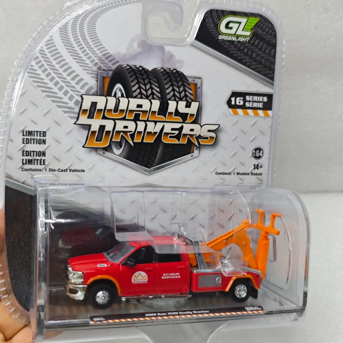 GreenLight 1:64 Dual Drive Series 16 - 2022 Ram 3500 Dual Wrecker 46160-E Diecast Alloy Car Model Collectible
GreenLight 1:64 Dual Drive Series 16 - 2022 Ram 3500 Dual Wrecker 46160-E Diecast Alloy Car Model Collectible