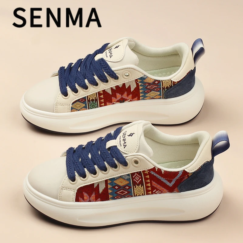 SENMA Men's Shoes 2025 New Sports and Leisure Board Shoes Walking Shoes Thick Soled Height increasing Soft Soled Men's Sneakers
SENMA Men's Shoes 2025 New Sports and Leisure Board Shoes Walking Shoes Thick Soled Height increasing Soft Soled Men's Sneakers