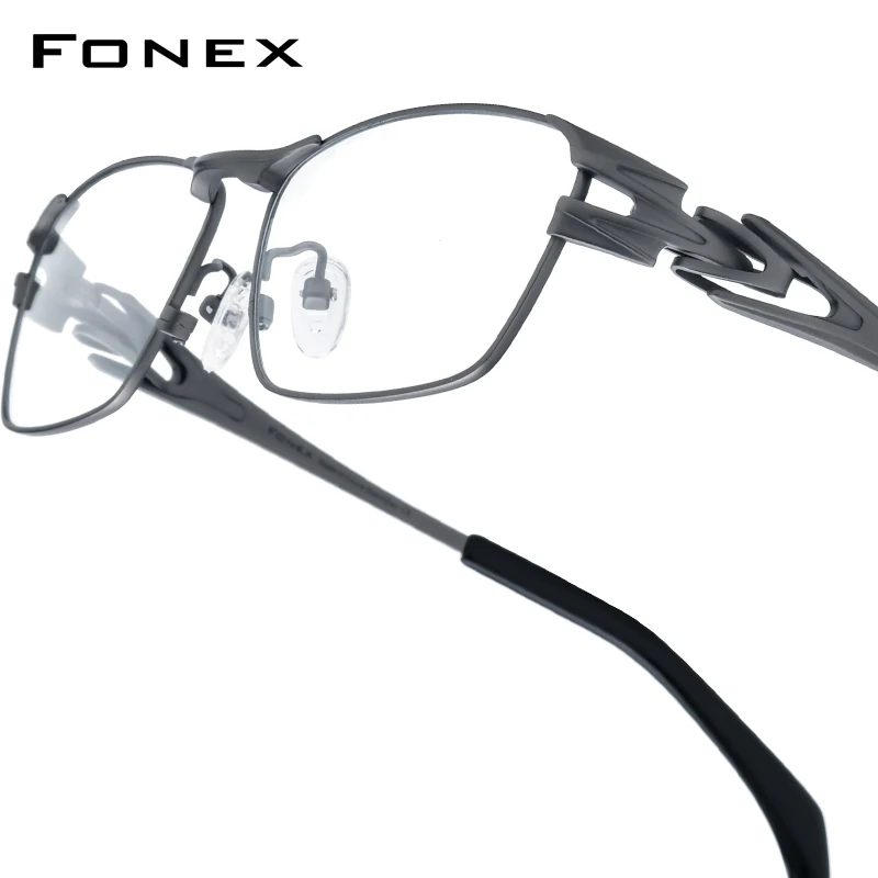 FONEX Titanium Eyeglasses Frame Men New Brand Design Square Ultralight Weight High Quality Glasses Japanese Custom Eyewear 764
FONEX Titanium Eyeglasses Frame Men New Brand Design Square Ultralight Weight High Quality Glasses Japanese Custom Eyewear 764