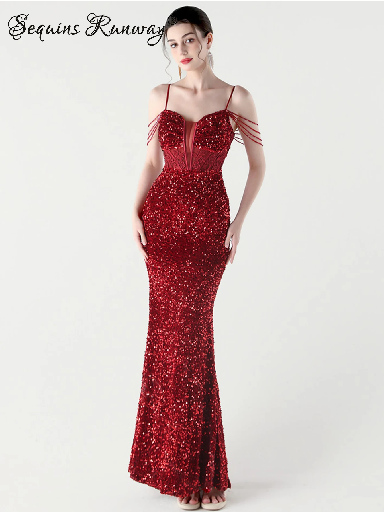 Sexy backless sequin wedding party long dresses women elegant birthday summer dress woman luxury prom evening dresses vestidos
Sexy backless sequin wedding party long dresses women elegant birthday summer dress woman luxury prom evening dresses vestidos