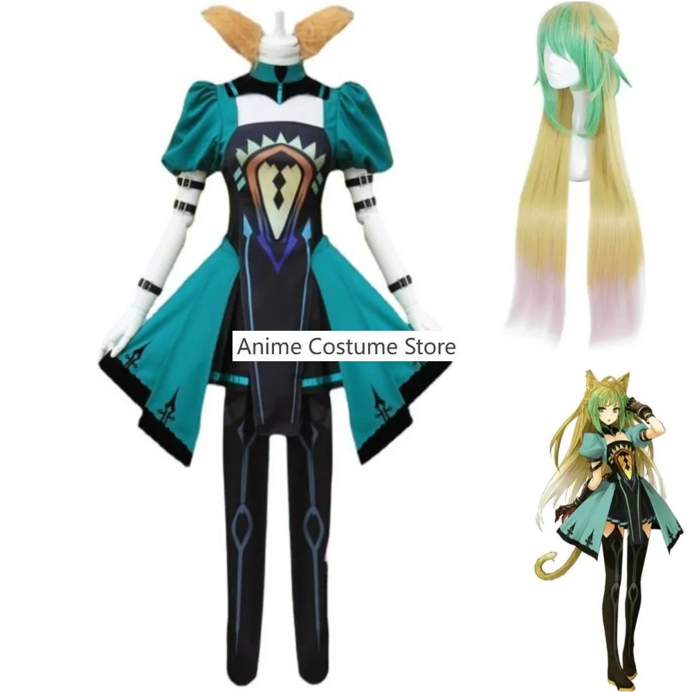 Anime Game Fate/Apocrypha Grand Order Atalanta Cosplay Costume Archer Wig Green Skirt Uniform Full Set Woman Sexy Party Suit
Anime Game Fate/Apocrypha Grand Order Atalanta Cosplay Costume Archer Wig Green Skirt Uniform Full Set Woman Sexy Party Suit
