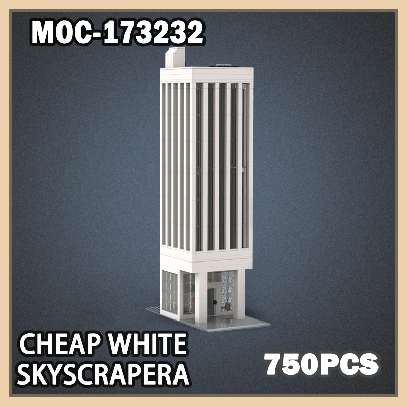MOC-173232 Cheap White Skyscraper Building Block Model Urban Construction Compatible Bricks Stress-Relief Toys Boys GIFTS 750PCS
MOC-173232 Cheap White Skyscraper Building Block Model Urban Construction Compatible Bricks Stress-Relief Toys Boys GIFTS 750PCS