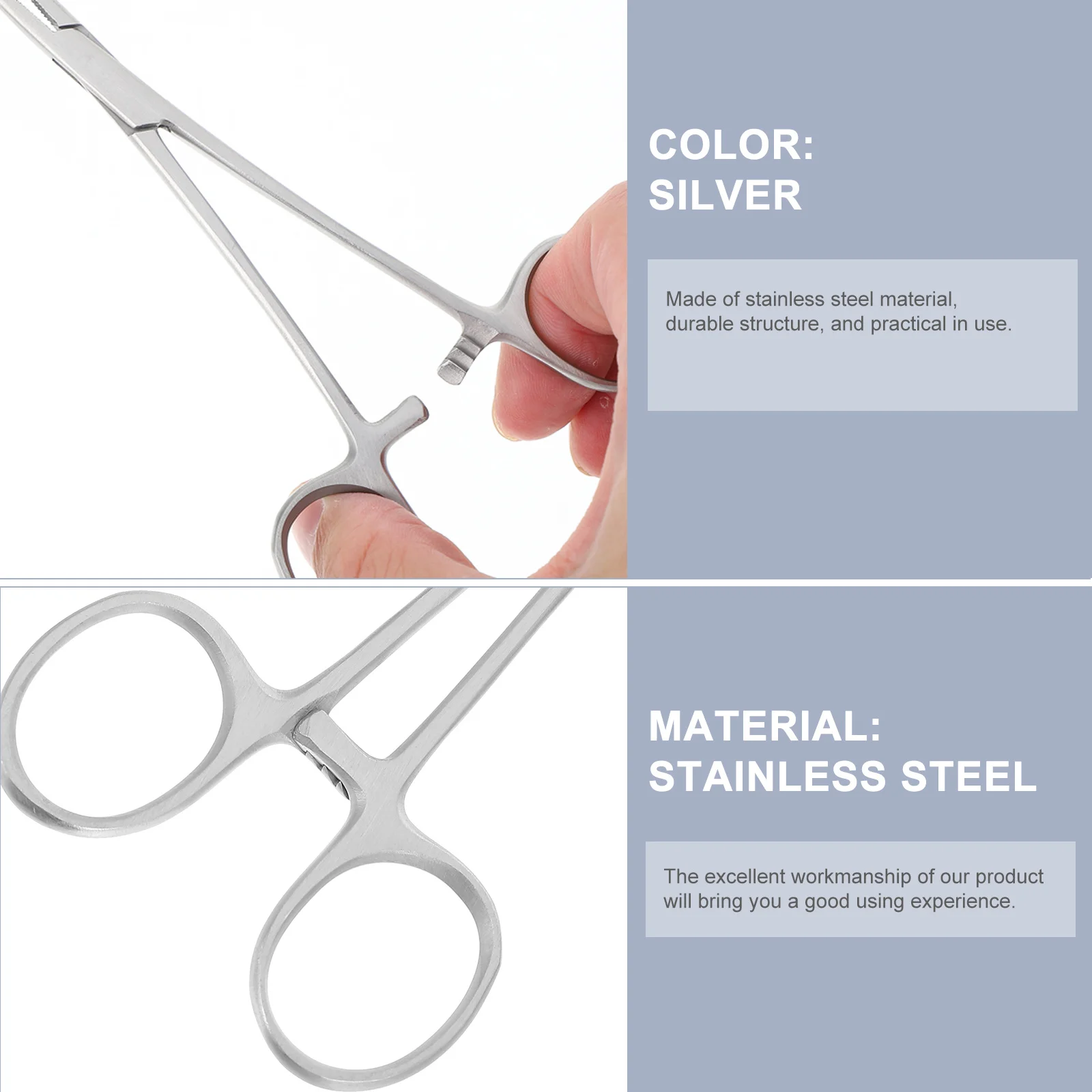 Stainless Steel Hemostatic Forceps Self Locking Fishing Hobby Medical Tackle Kit Durable Practical Hemostatic Forceps
Stainless Steel Hemostatic Forceps Self Locking Fishing Hobby Medical Tackle Kit Durable Practical Hemostatic Forceps