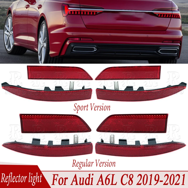 Rear Bumper Brake Reflector Light Signal Warning Light For Audi A6L C8 2019 2020 2021 Sport Version Or Regular Version Stop Lamp
Rear Bumper Brake Reflector Light Signal Warning Light For Audi A6L C8 2019 2020 2021 Sport Version Or Regular Version Stop Lamp