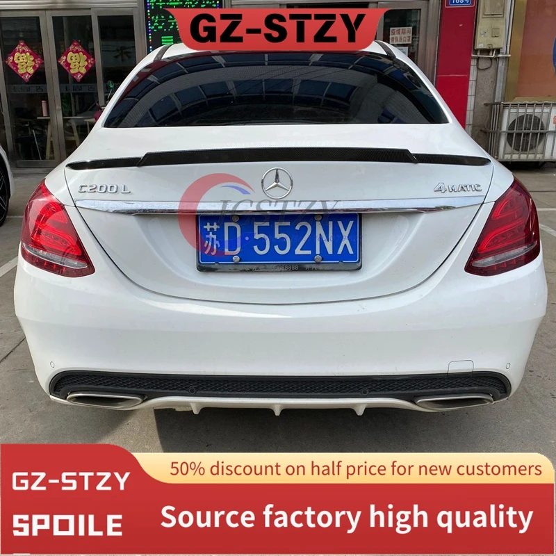 For Mercedes-Benz W205 spoiler 2015-2021 Class C180 C200L C63 spoiler high-quality ABS primer color car rear spoiler decoration
For Mercedes-Benz W205 spoiler 2015-2021 Class C180 C200L C63 spoiler high-quality ABS primer color car rear spoiler decoration