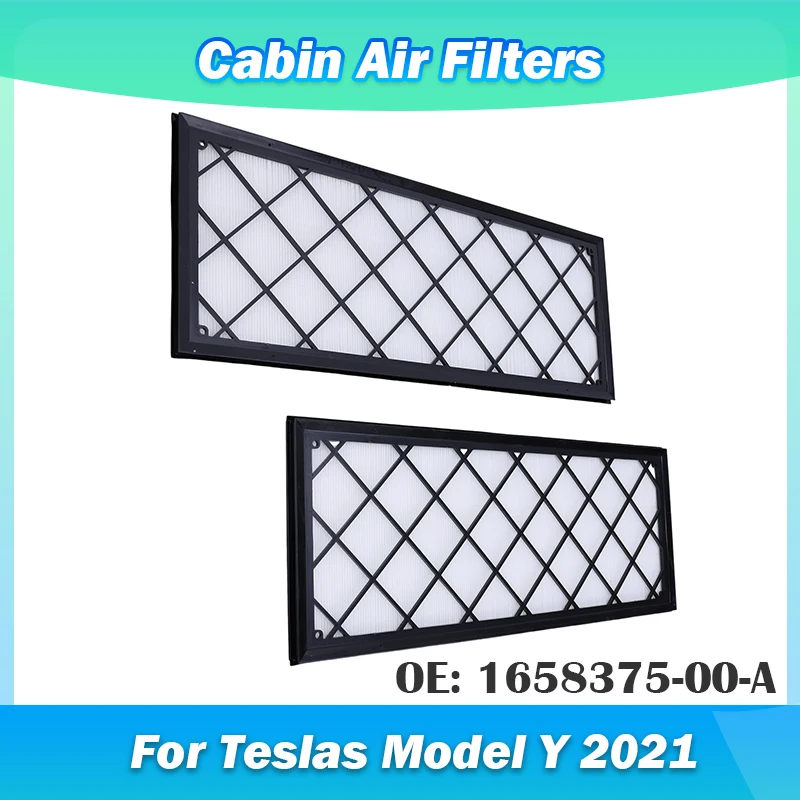 Car Engine Cabin Air Filter Kit Internal External Compatible for Teslas Model Y 2021 Replace 1658375-00-A Automotive Parts
Car Engine Cabin Air Filter Kit Internal External Compatible for Teslas Model Y 2021 Replace 1658375-00-A Automotive Parts
