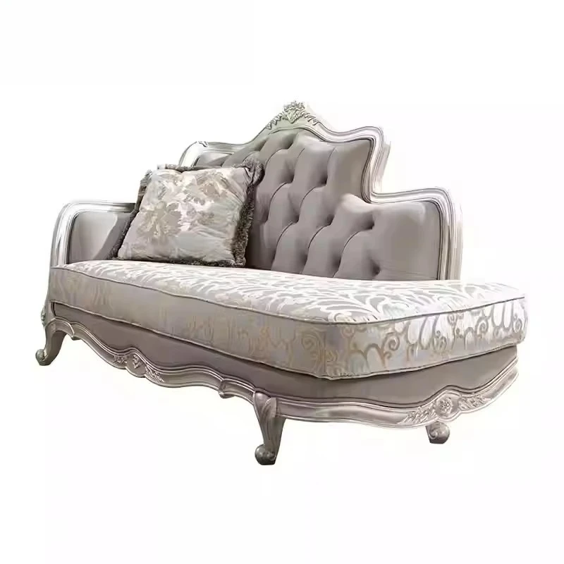 Concubine sofa French light luxury sofa set American solid wood carving flower European living room
Concubine sofa French light luxury sofa set American solid wood carving flower European living room