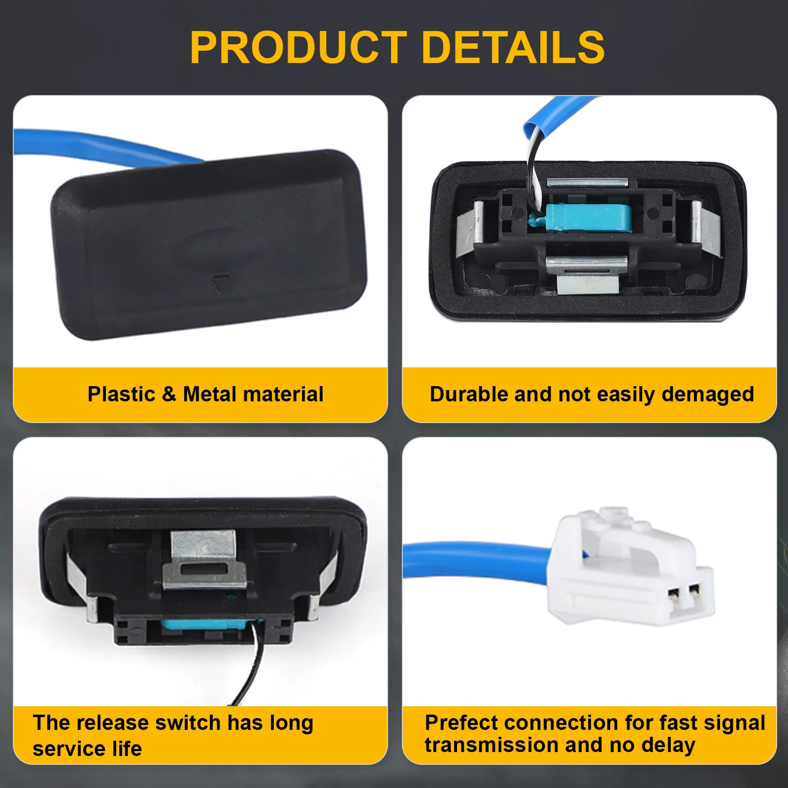 For Kia Forte Cerato K3 Optima K5 Cadenza K7 2013 2014 2015 2016 Auto Rear Tailgate Trunk Rear Door Button Switch 81260-2G000
For Kia Forte Cerato K3 Optima K5 Cadenza K7 2013 2014 2015 2016 Auto Rear Tailgate Trunk Rear Door Button Switch 81260-2G000