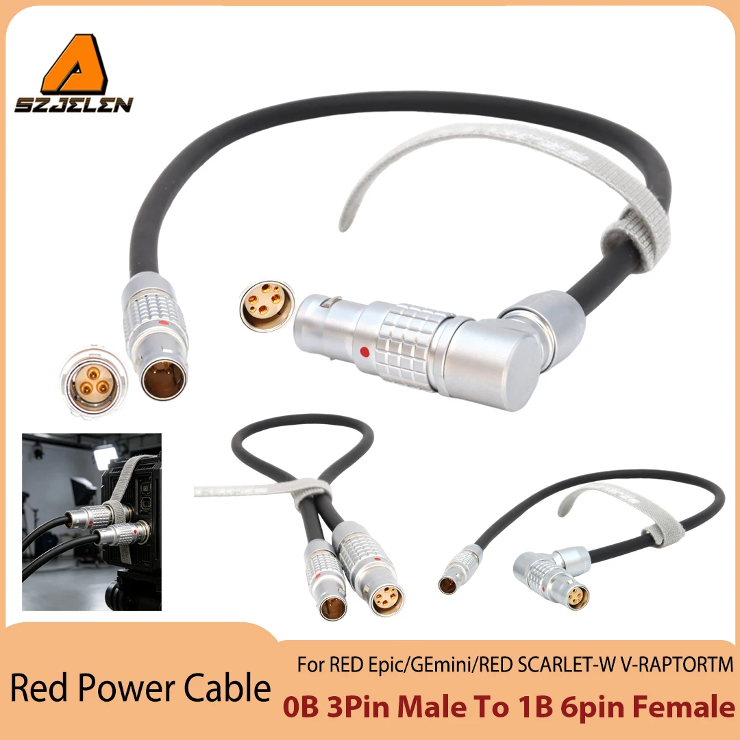 1PC Power Cable Steadicam Zephyr/M2 0B 3pin To Straight/Rotate 1B 6pin Female for RED Epic/GEmini/RED SCARLET-W V-RAPTORTM
1PC Power Cable Steadicam Zephyr/M2 0B 3pin To Straight/Rotate 1B 6pin Female for RED Epic/GEmini/RED SCARLET-W V-RAPTORTM
