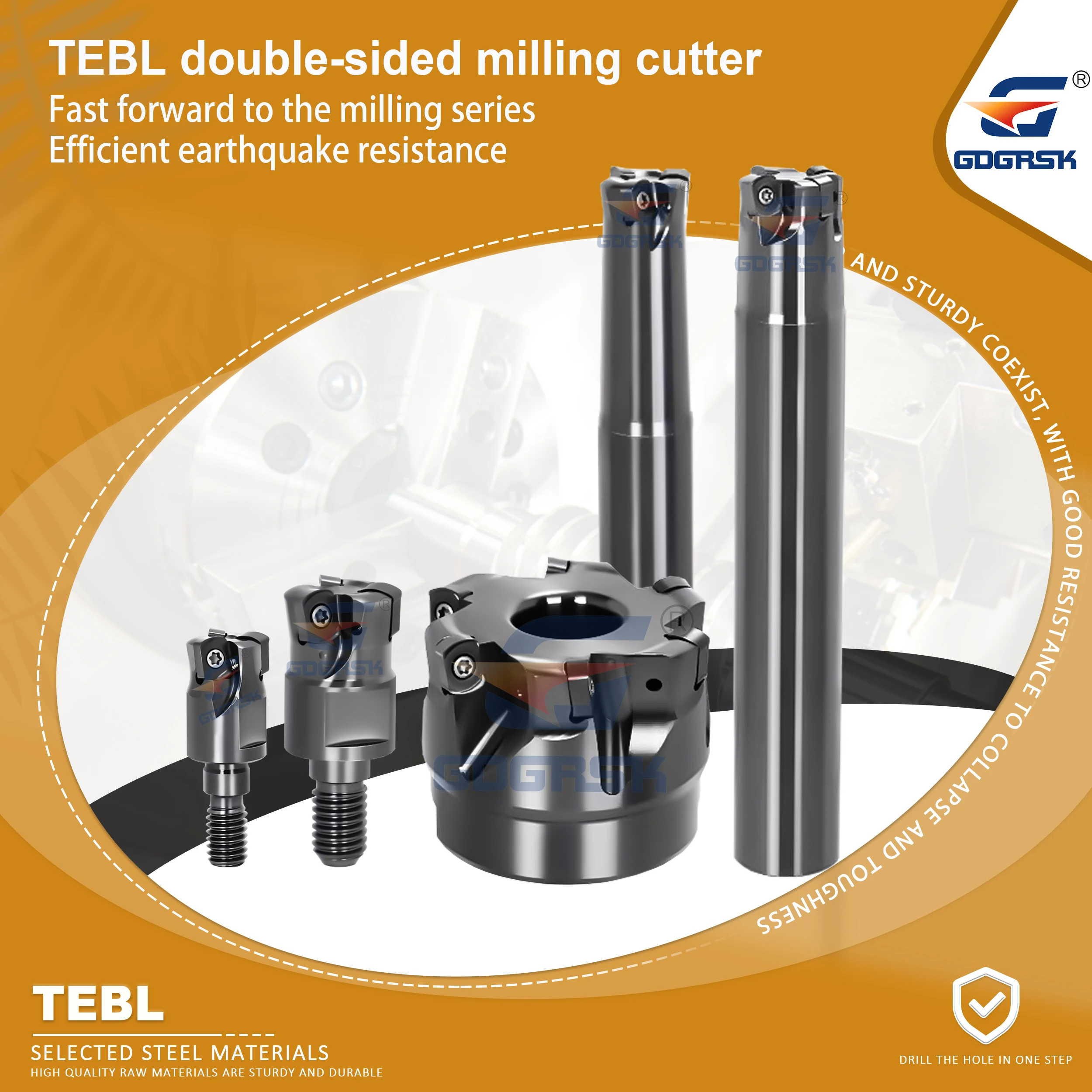 TEBL-107-10-04-L80 CNC Milling Cutter Holder TEMBL-535-16R-06 Fast Forward To The Cutter Disc BLMP0603R Carbide Milling Inserts
TEBL-107-10-04-L80 CNC Milling Cutter Holder TEMBL-535-16R-06 Fast Forward To The Cutter Disc BLMP0603R Carbide Milling Inserts