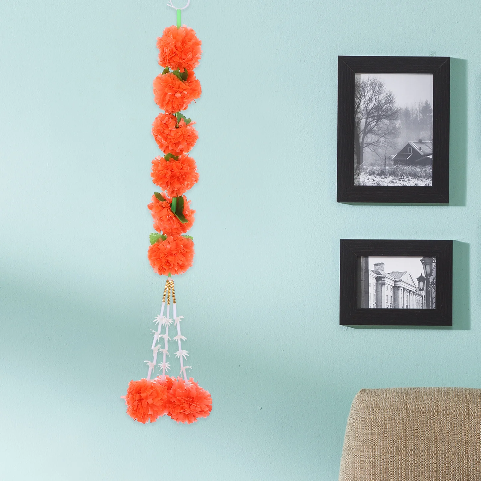 Chrysanthemum Strip Decoration Diwali Party Supplies Artificial Marigold Garland Decorations Hanging Plastic
Chrysanthemum Strip Decoration Diwali Party Supplies Artificial Marigold Garland Decorations Hanging Plastic