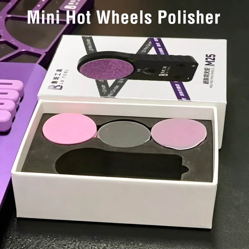 LB Tool M25 Mini Polisher Brushless Motor 10 Speed 35000RPM Type C 25mm Sanding Disc for Phone Repair Tools
LB Tool M25 Mini Polisher Brushless Motor 10 Speed 35000RPM Type C 25mm Sanding Disc for Phone Repair Tools