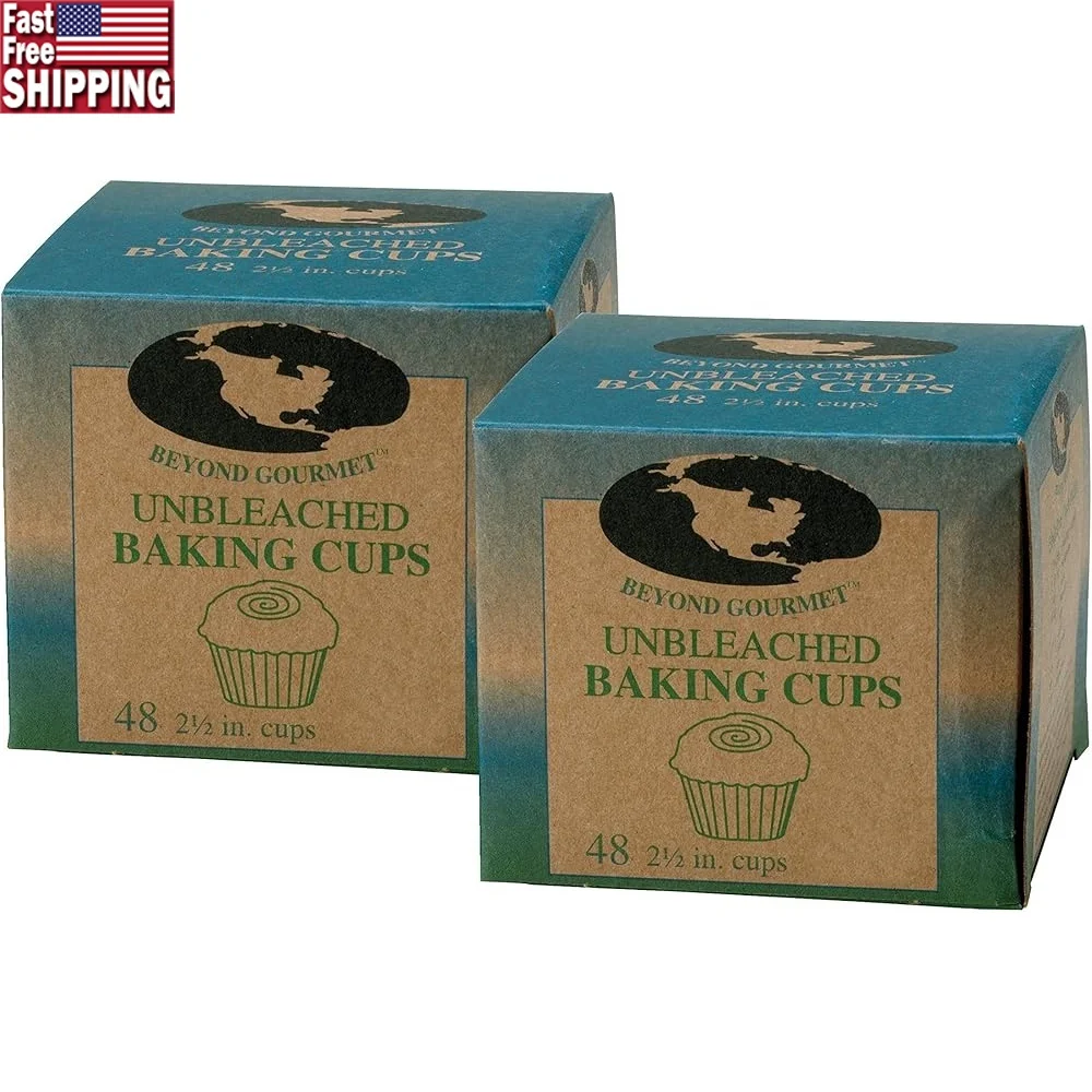 Unbleached Paper Baking Cups 48 Count Made in Sweden Disposable Muffin Liners Easy Serving Party Treats
Unbleached Paper Baking Cups 48 Count Made in Sweden Disposable Muffin Liners Easy Serving Party Treats