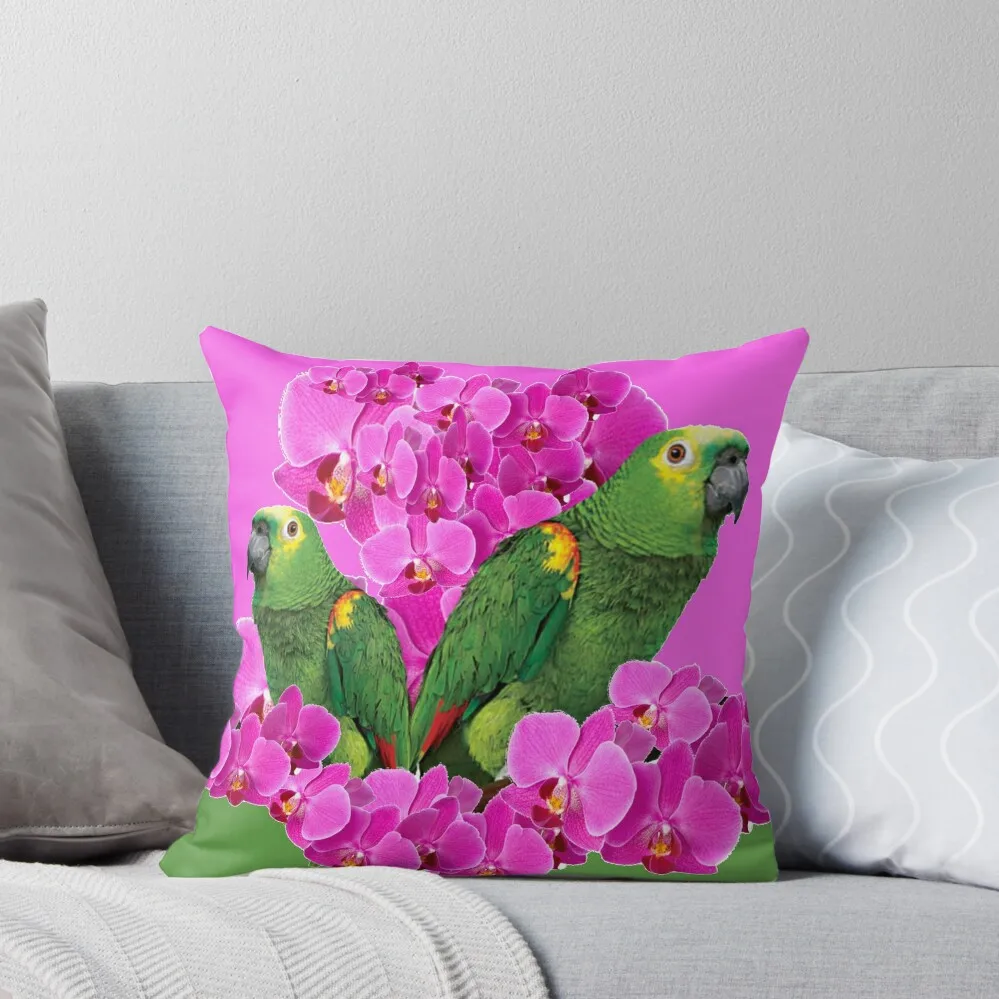 ABSTRACT GREEN MACAWS CERISE PINK ORCHIDS ART Throw Pillow Decorative Cushions Room decorating items pillow
ABSTRACT GREEN MACAWS CERISE PINK ORCHIDS ART Throw Pillow Decorative Cushions Room decorating items pillow