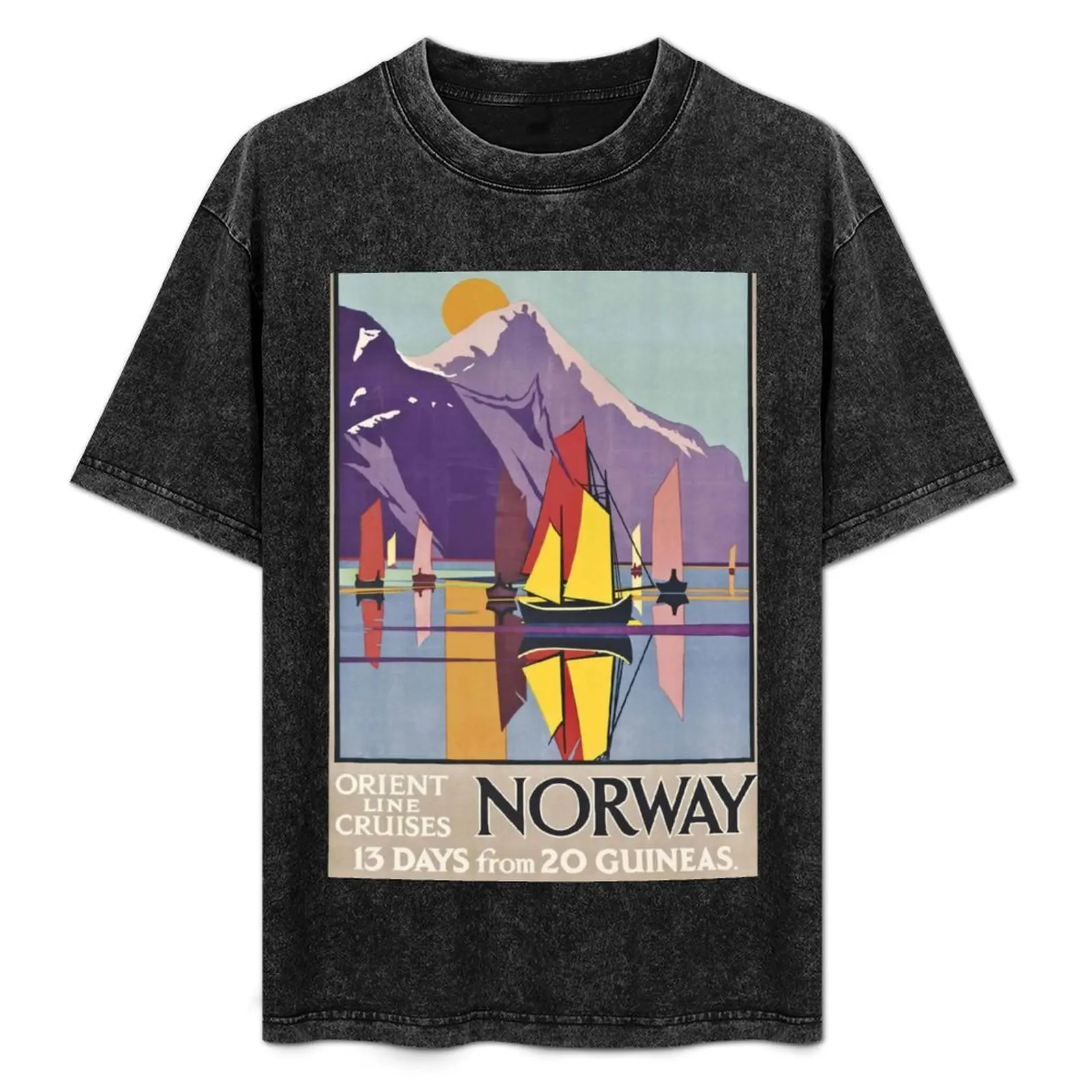 Norway vintage travel poster T-Shirt Urban Style Print T-Shirt
Norway vintage travel poster T-Shirt Urban Style Print T-Shirt