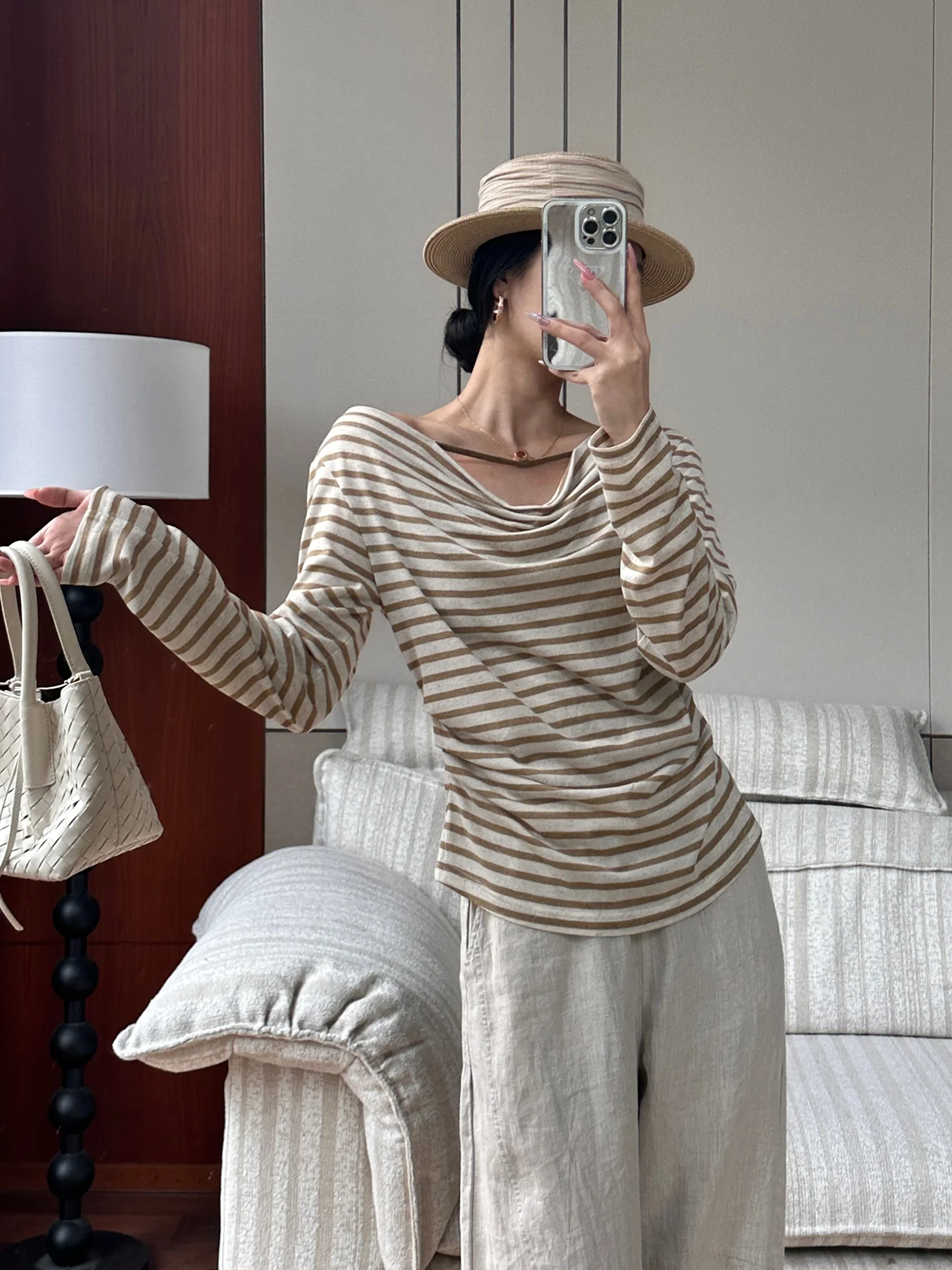 Me Deep Sea Swing Collar Long Sve T-irt Women's Casual Slimming Faionable Linen Top Breathable Spring Summer Tee
Me Deep Sea Swing Collar Long Sve T-irt Women's Casual Slimming Faionable Linen Top Breathable Spring Summer Tee