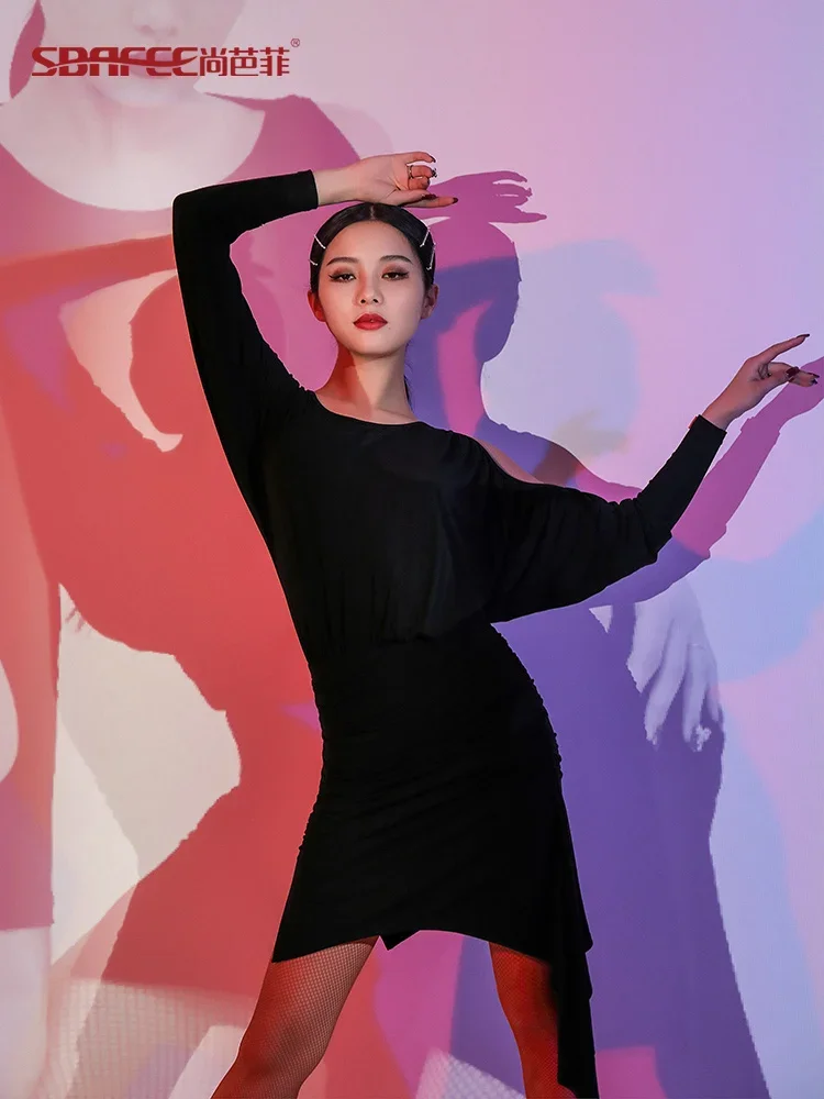 Latin Dance Training Suit Women's Autumn And Winter Long Sleeve Dress Set Adult Performance
Latin Dance Training Suit Women's Autumn And Winter Long Sleeve Dress Set Adult Performance