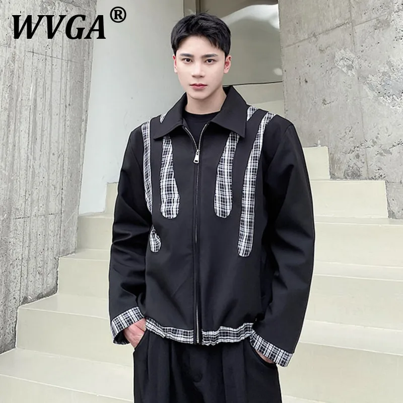 WVGA весна осень новая мужская уличная лоскутная модная куртка с длинными рукавами нишевая шикарная повседневная куртка с отложным воротником Ins W10541
WVGA весна осень новая мужская уличная лоскутная модная куртка с длинными рукавами нишевая шикарная повседневная куртка с отложным воротником Ins W10541
