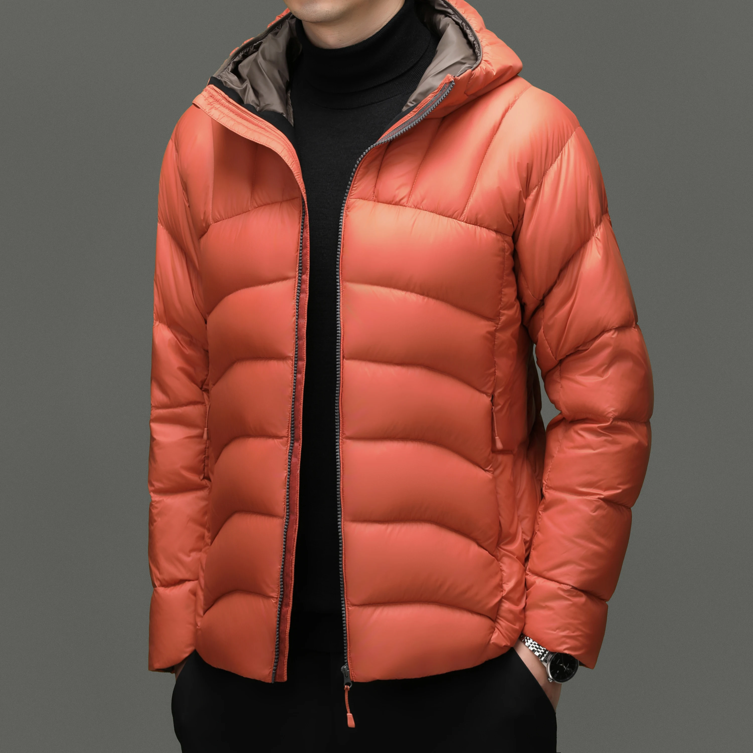 Real 90% White Duck Down Jacket 2025 Winter Men Classic Solid Wind-proof Parkas Coat Warm Padded Hood Puffer Coat
Real 90% White Duck Down Jacket 2025 Winter Men Classic Solid Wind-proof Parkas Coat Warm Padded Hood Puffer Coat