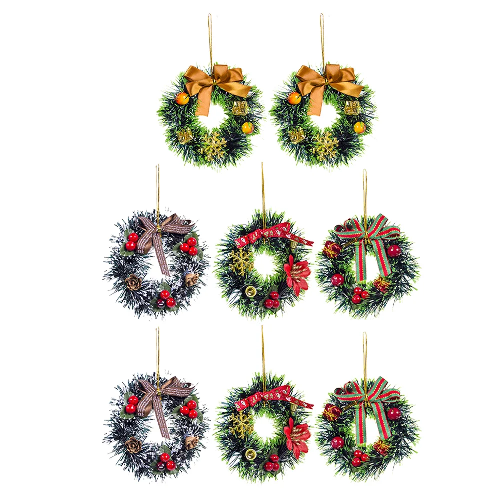 8 Pcs Christmas Wreath Miniature PVC Garland Toy Decorations Bright Color Realistic Festival Kids Interest Gift Easy Storage
8 Pcs Christmas Wreath Miniature PVC Garland Toy Decorations Bright Color Realistic Festival Kids Interest Gift Easy Storage