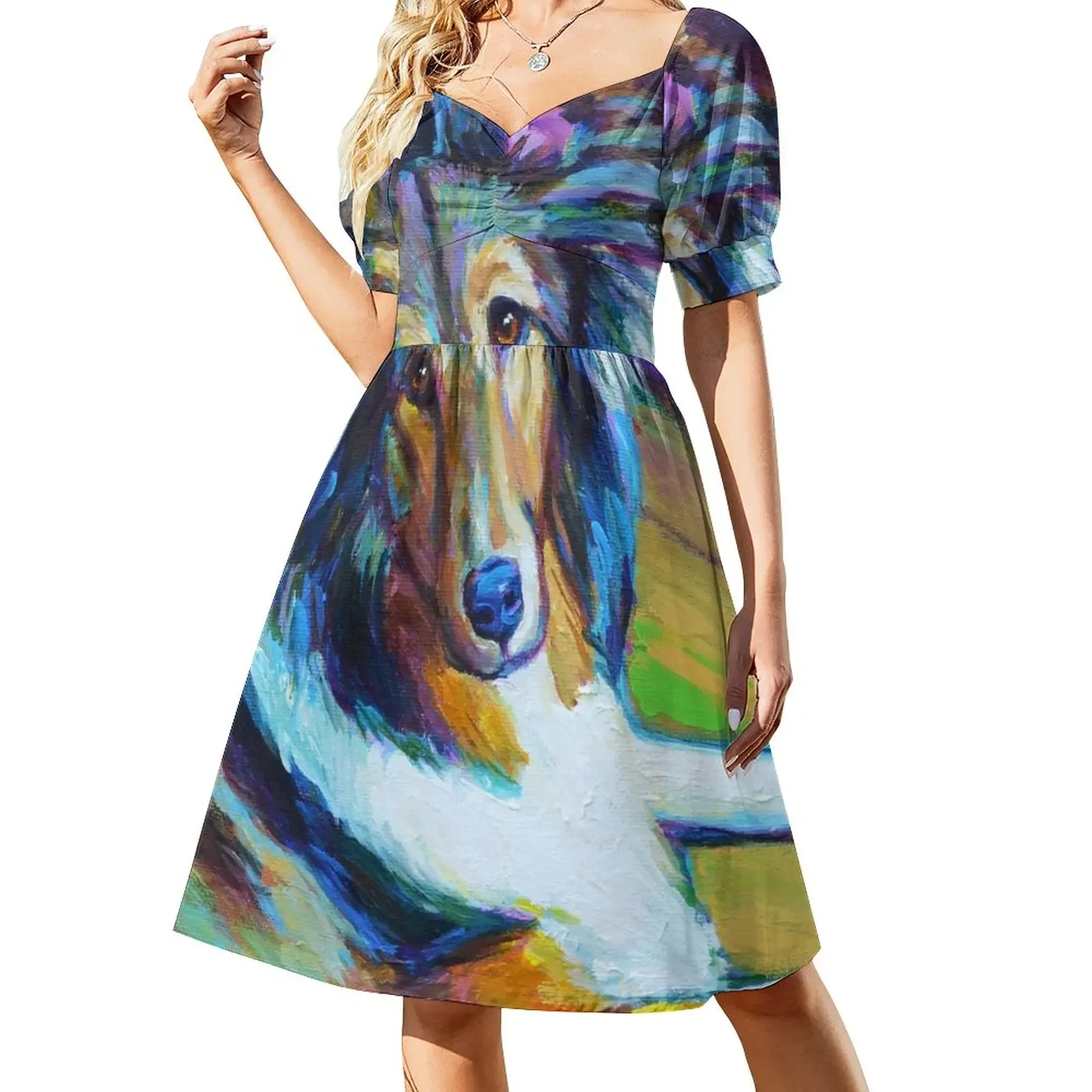 Colorful SHELTIE by Robert Phelps Short-Sleeved Dress elegant chic wedding evening dresses summer woman dress 2025
Colorful SHELTIE by Robert Phelps Short-Sleeved Dress elegant chic wedding evening dresses summer woman dress 2025