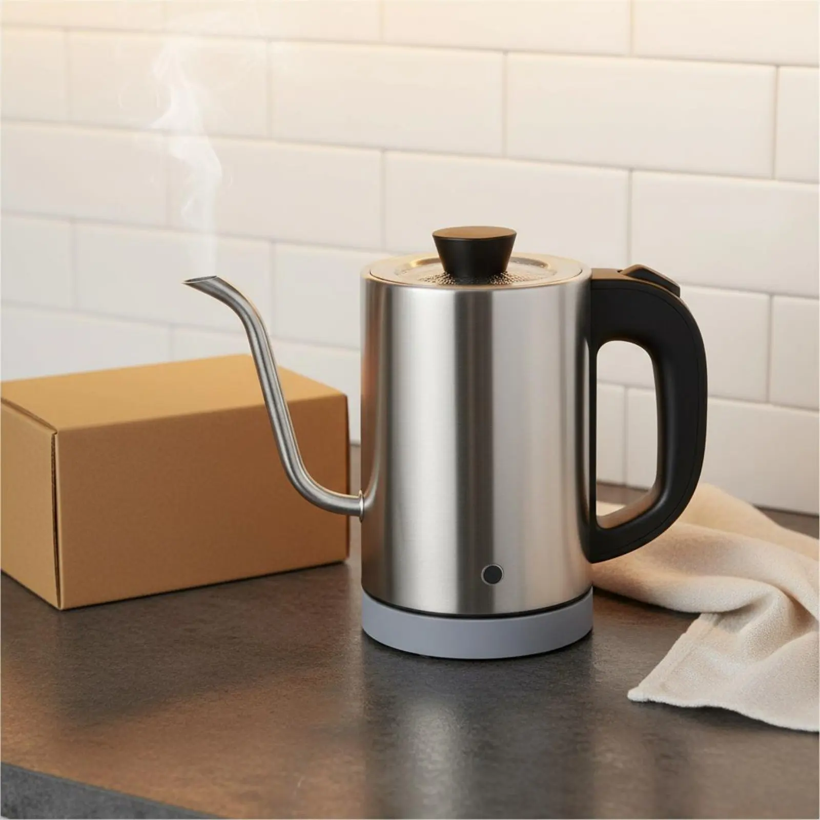 Electric Gooseneck Kettle Single-Button Operation Gooseneck Electric Kettle Water Boiler Quick Heating for Coffee Brewing
Electric Gooseneck Kettle Single-Button Operation Gooseneck Electric Kettle Water Boiler Quick Heating for Coffee Brewing