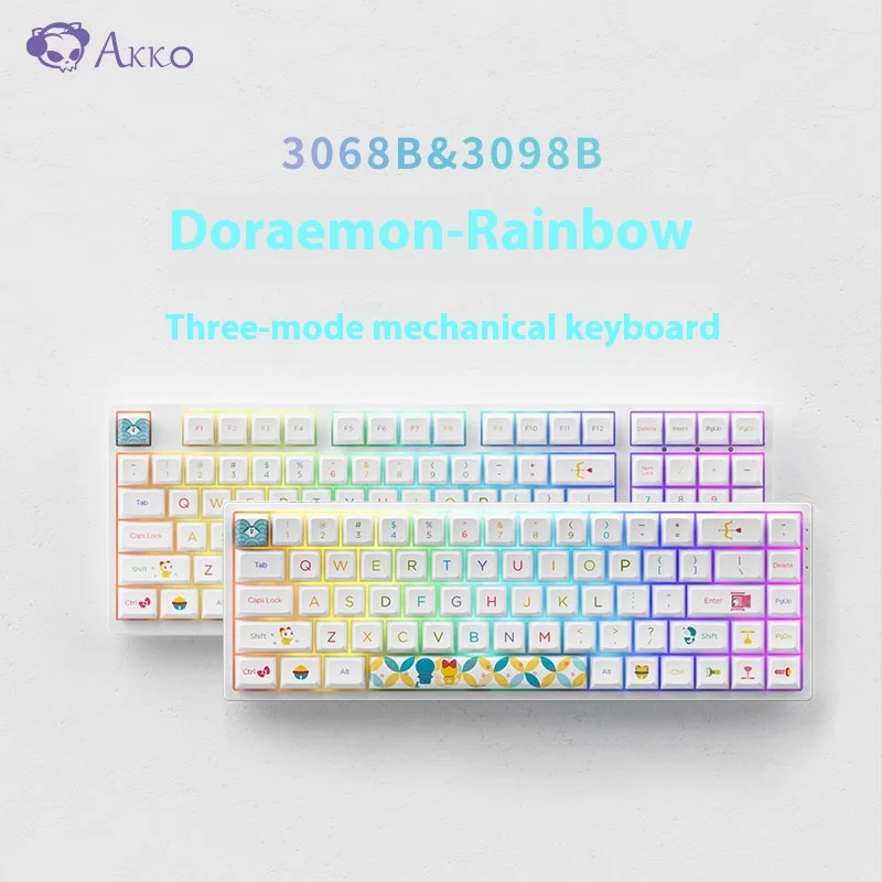 Akko Doraemon Mechanical Keyboard Rainbow Edition Wired Bluetooth 5.0 Three-Mode Rgb Charging Girls Portable Mechanical Keyboard
Akko Doraemon Mechanical Keyboard Rainbow Edition Wired Bluetooth 5.0 Three-Mode Rgb Charging Girls Portable Mechanical Keyboard