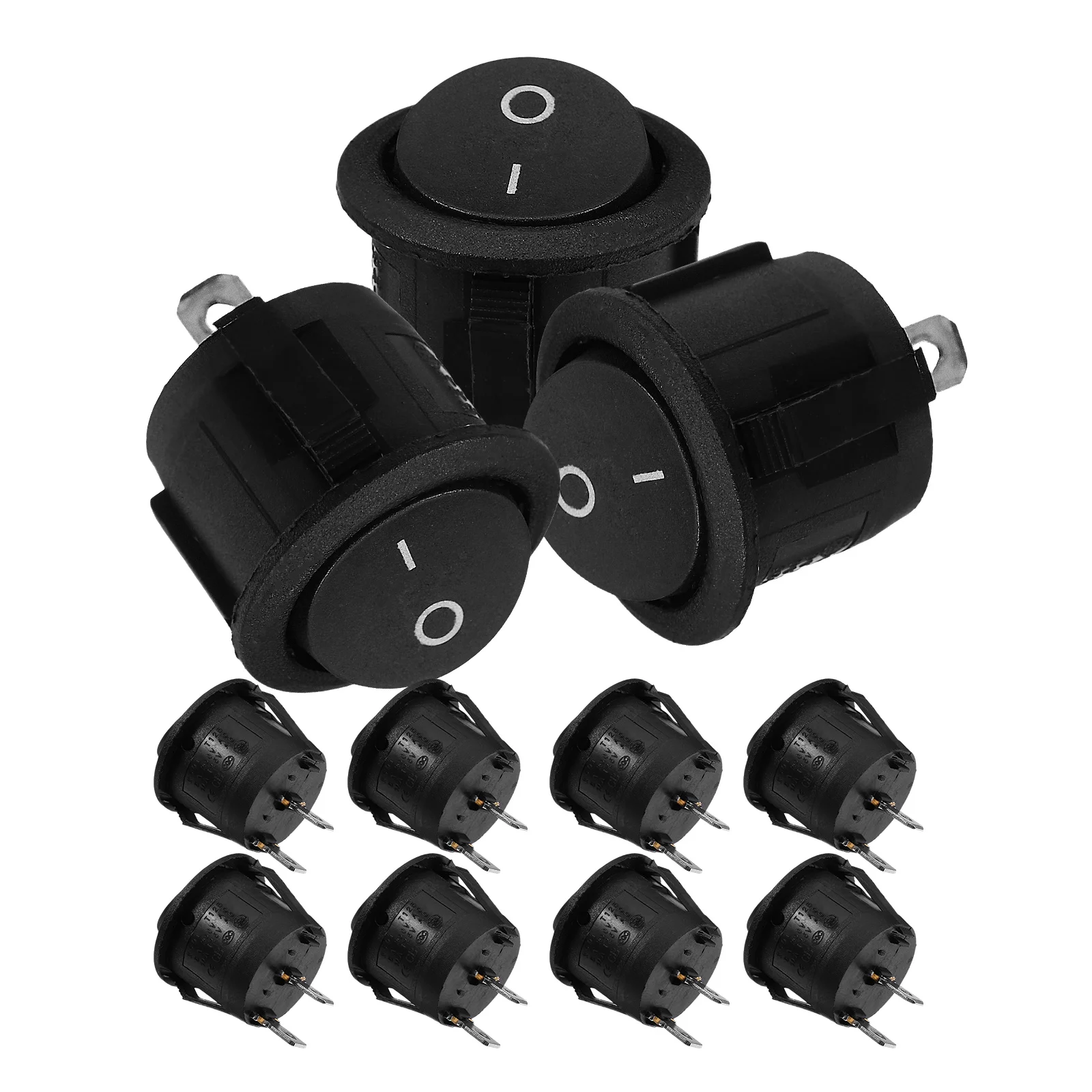 12Pcs Waterproof Cap Switch Toggle Round Rocker for Auto Car Boat Accessories Heavy Duty Long Life Performance
12Pcs Waterproof Cap Switch Toggle Round Rocker for Auto Car Boat Accessories Heavy Duty Long Life Performance