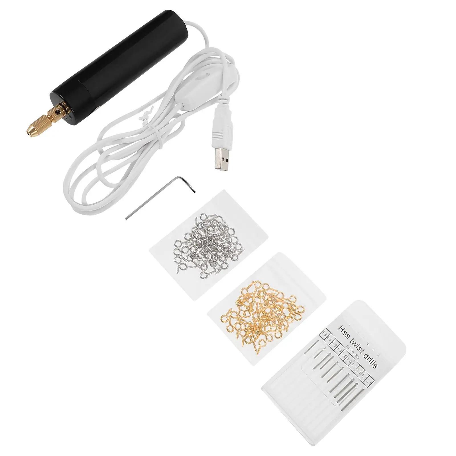 Portable Mini Electric Drill Pen USB Charging H held Punch Tool DIY Accessories Making Cordless Rotary Tool
Portable Mini Electric Drill Pen USB Charging H held Punch Tool DIY Accessories Making Cordless Rotary Tool