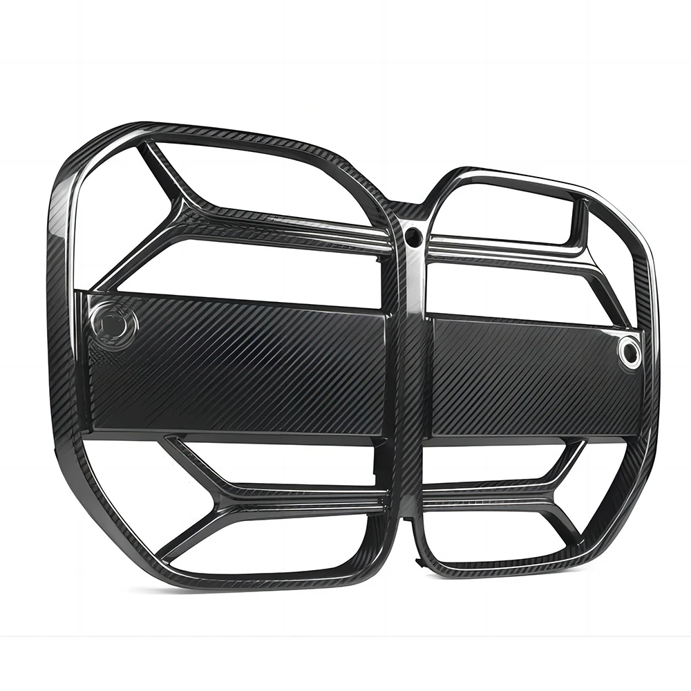 For BMW 4 Series G22 G23 21-23 Dry Carbon Fiber Front Bumper Grille Double Slat Kidney CSL Style Compatible with 420i 430i M440i 
For BMW 4 Series G22 G23 21-23 Dry Carbon Fiber Front Bumper Grille Double Slat Kidney CSL Style Compatible with 420i 430i M440i