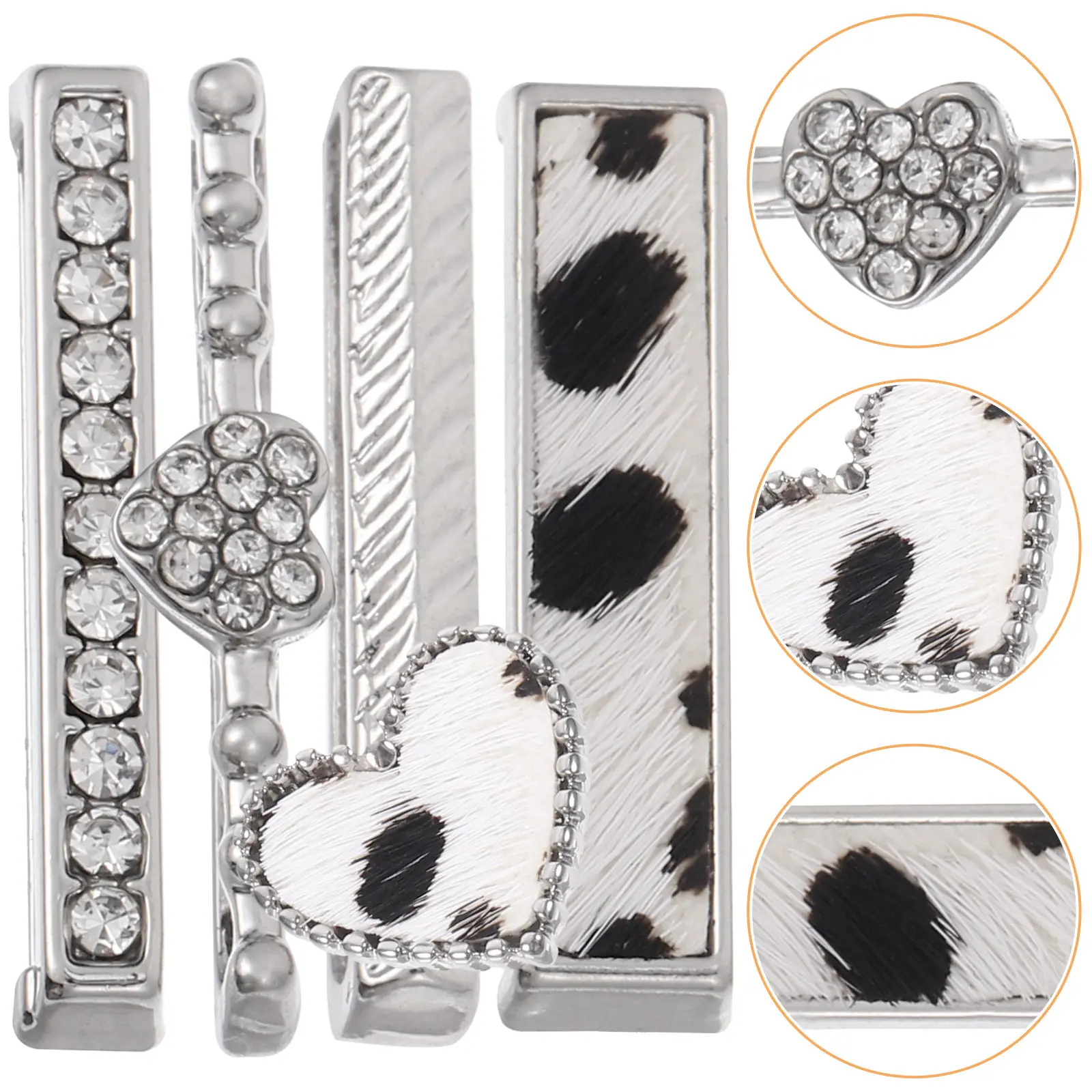 1Set Band Charms Metal Decorative Bling Rings Stylish Watch Strap Ornament Accessories for Silicone Bands Daily
1Set Band Charms Metal Decorative Bling Rings Stylish Watch Strap Ornament Accessories for Silicone Bands Daily