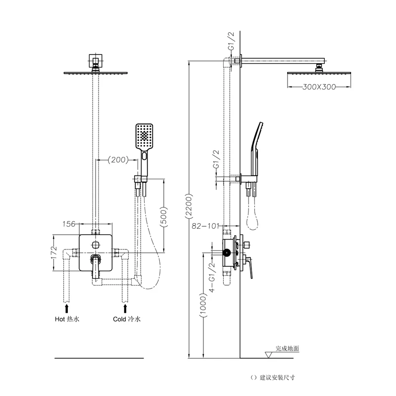 High Quality Surface Chrome Plating Engineering Single Lever Thermostatic Concealed Bath Shower Mixer Set
High Quality Surface Chrome Plating Engineering Single Lever Thermostatic Concealed Bath Shower Mixer Set