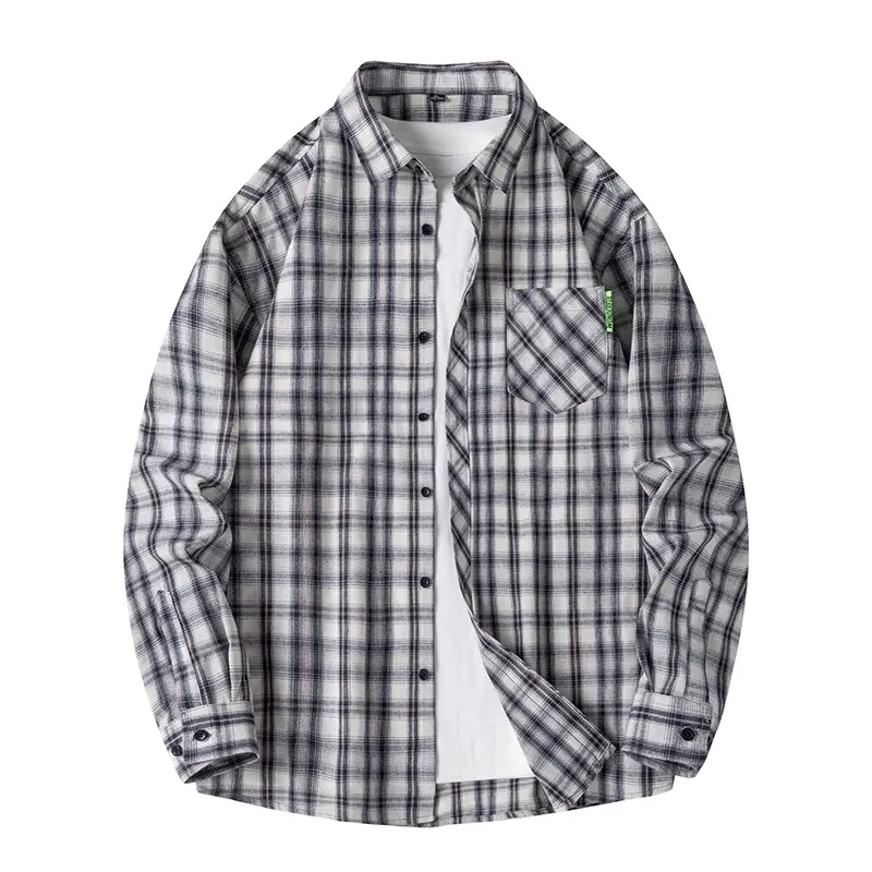 Весенне-осенняя свободная рубашка с длинным рукавом для мужчин, молодежная, модная, брендовая, повседневная верхняя одежда на пуговицах, требует глажки утюгом.
Весенне-осенняя свободная рубашка с длинным рукавом для мужчин, молодежная, модная, брендовая, повседневная верхняя одежда на пуговицах, требует глажки утюгом.