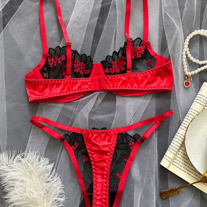 Sexy Lingerie Set Transparent Floral Lace Bra Babydoll Erotic Underwear for Women Valentines Nightwear Luxury Ultra Hot
Sexy Lingerie Set Transparent Floral Lace Bra Babydoll Erotic Underwear for Women Valentines Nightwear Luxury Ultra Hot