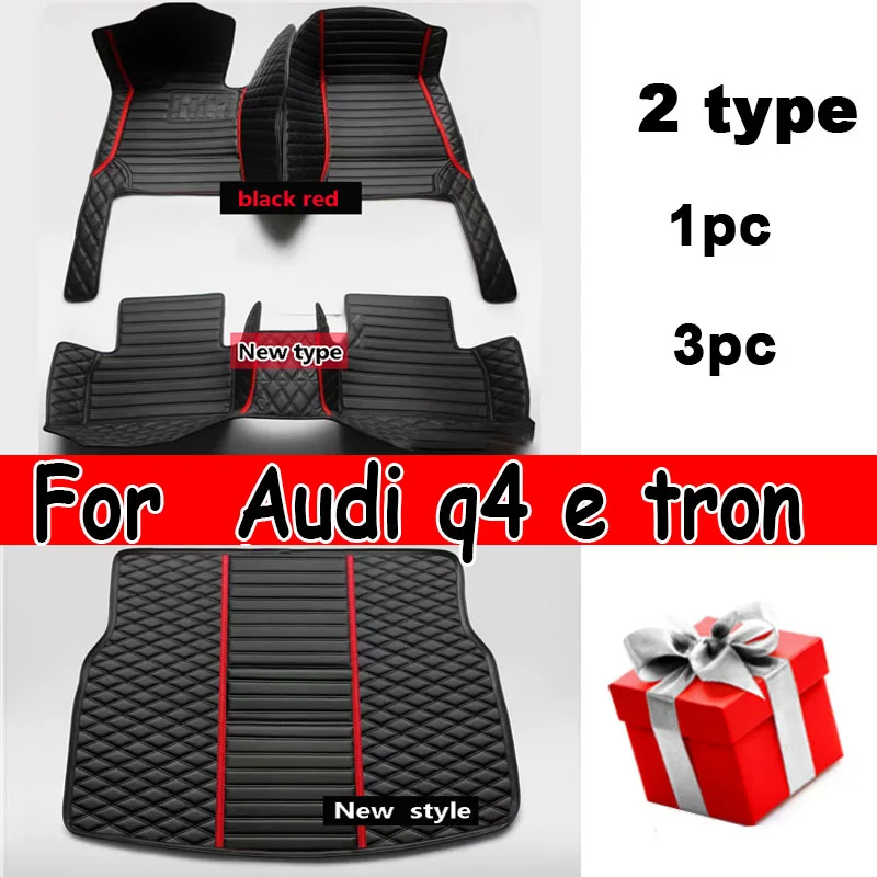 Автомобильные коврики для Audi q4 e tron 2022, Прямая поставка, аксессуары для салона автомобиля, кожаные коврики, коврики, подкладки для ног
Автомобильные коврики для Audi q4 e tron 2022, Прямая поставка, аксессуары для салона автомобиля, кожаные коврики, коврики, подкладки для ног
