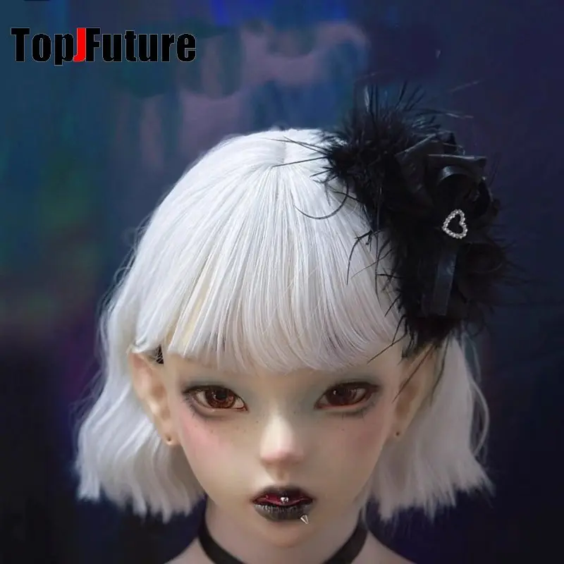 Subculture Y2K Girl Handmade Plush Love Bow Clip Hair clip Dark Gothic Lolita Punk Hair Grab Women Shark clip Hair Accessories 
Subculture Y2K Girl Handmade Plush Love Bow Clip Hair clip Dark Gothic Lolita Punk Hair Grab Women Shark clip Hair Accessories