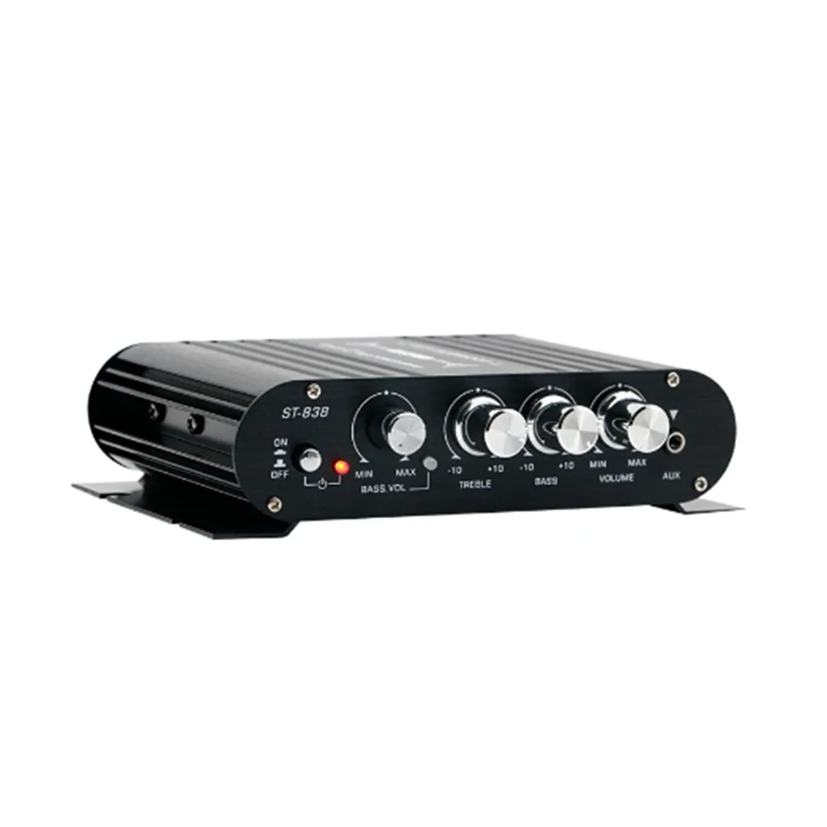 Mini Digital Power Audio Car Amplifier Blue Light Stereo Audio Amplifier for Home Theater Club Party Music 200W X2(A)
Mini Digital Power Audio Car Amplifier Blue Light Stereo Audio Amplifier for Home Theater Club Party Music 200W X2(A)