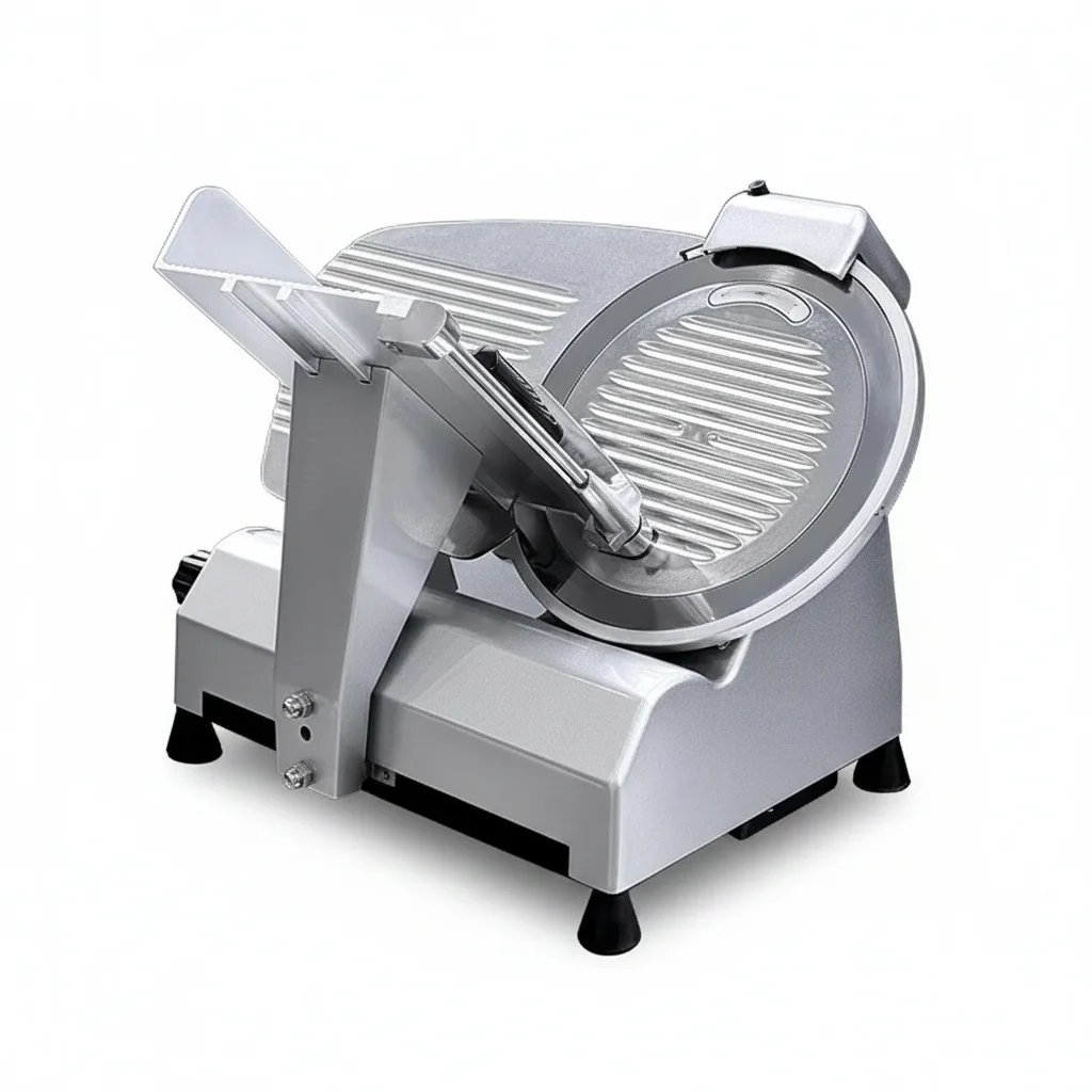 Meat Slicer Frozen Automatic Fresh Commercial Electric Deli Roll Kitchen Set For Restaurant Cooked Meat Industrial Heavy Duty
Meat Slicer Frozen Automatic Fresh Commercial Electric Deli Roll Kitchen Set For Restaurant Cooked Meat Industrial Heavy Duty