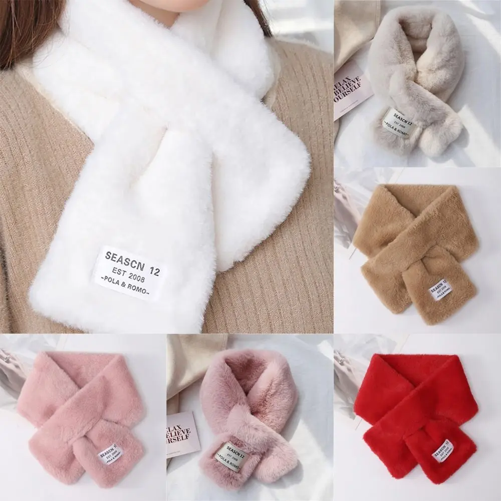 Winter Warm Solid Color Cross Scarf Faux Rabbit Fur Plush Thicken Neck Scarf Neckerchief Wrap Women
Winter Warm Solid Color Cross Scarf Faux Rabbit Fur Plush Thicken Neck Scarf Neckerchief Wrap Women