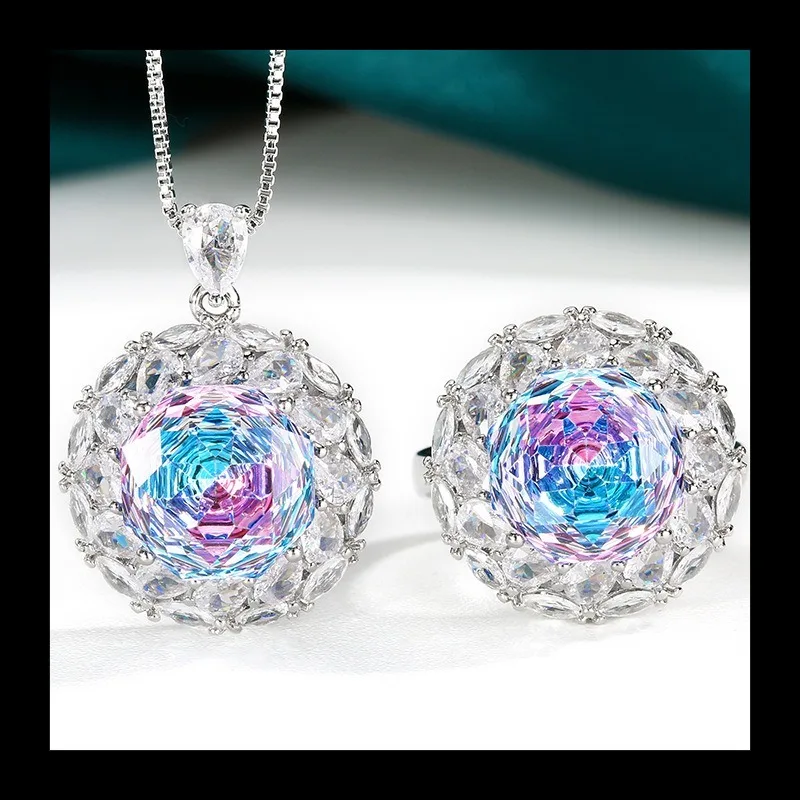 2025 New Zhuang Shengsheng Jewelry Copper Bottom Gold-plated Millennium Cut Gradual Change Color Temperament Set Female
2025 New Zhuang Shengsheng Jewelry Copper Bottom Gold-plated Millennium Cut Gradual Change Color Temperament Set Female