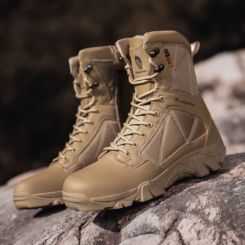 High-Top Steel Toe Non Slip Men's Boots Fashion Protective Men Shoes Anti-Smashing Work Boots Outdoor Waterproof Safety Shoes
High-Top Steel Toe Non Slip Men's Boots Fashion Protective Men Shoes Anti-Smashing Work Boots Outdoor Waterproof Safety Shoes