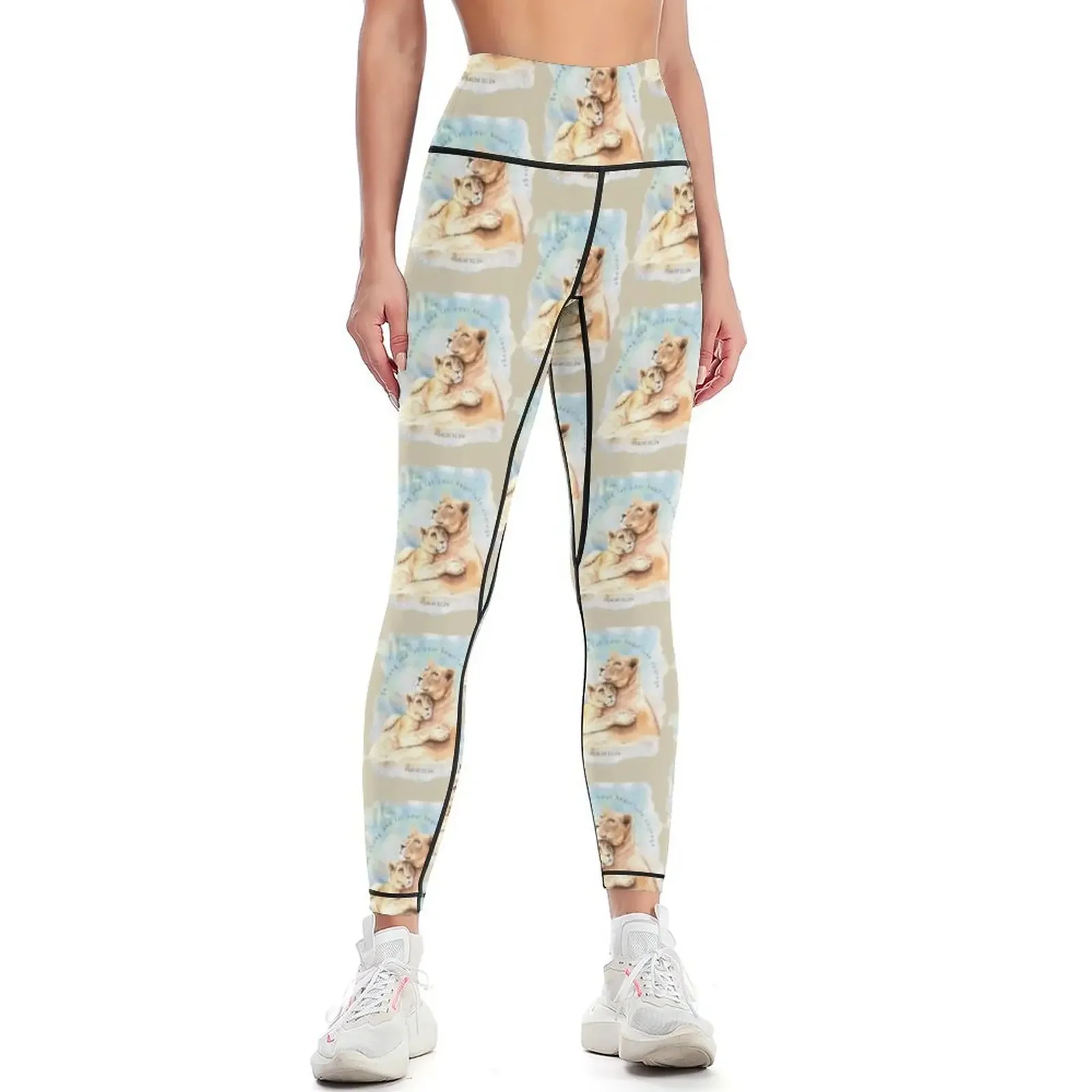 Lion Mom and Baby Cub - Psalm 31:42 Bible Verse, Christian Design Leggings Sports female gym womans Womens Leggings
Lion Mom and Baby Cub - Psalm 31:42 Bible Verse, Christian Design Leggings Sports female gym womans Womens Leggings