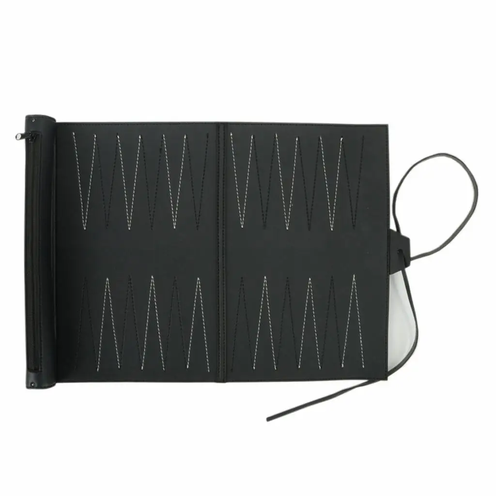 PU Leather Backgammon Board Roll-up Travel Edition for Beginners and Advanced Game Lovers
PU Leather Backgammon Board Roll-up Travel Edition for Beginners and Advanced Game Lovers